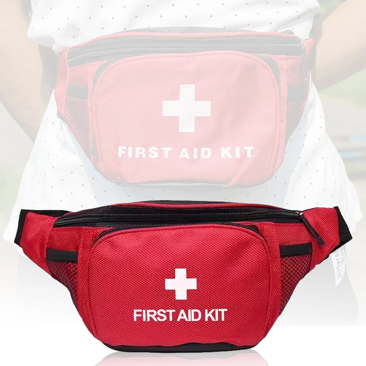 Outdoor backpacks medical bags emergency backpacks rescue camping survival bags classified family first aid kits or waist bags