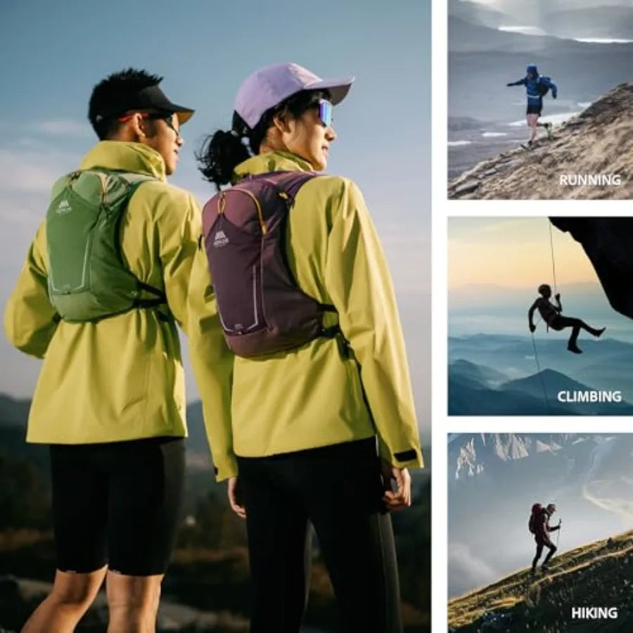 Running Hydration Vest for Men and Women 8L Hydration Backpack Multiple Pocket Designs for Water Bottles/Bladders Lightweight B
