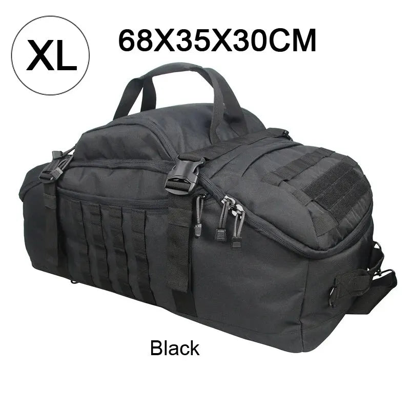 LQARMY 45L 80L Camping Backpacks Men Tactical Backpack Molle Hiking Travel Climbing Rucksack Sports Gym Duffel Bag