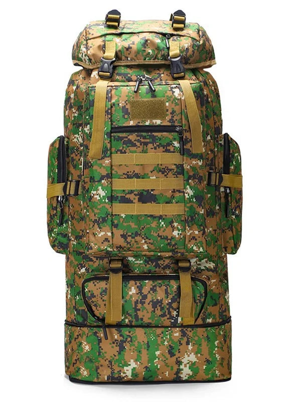 80L/100L Mountaineering Bag Climb Bag Tactical Backpacks Large Backpack Outdoors Hiking Camping Travel Bags