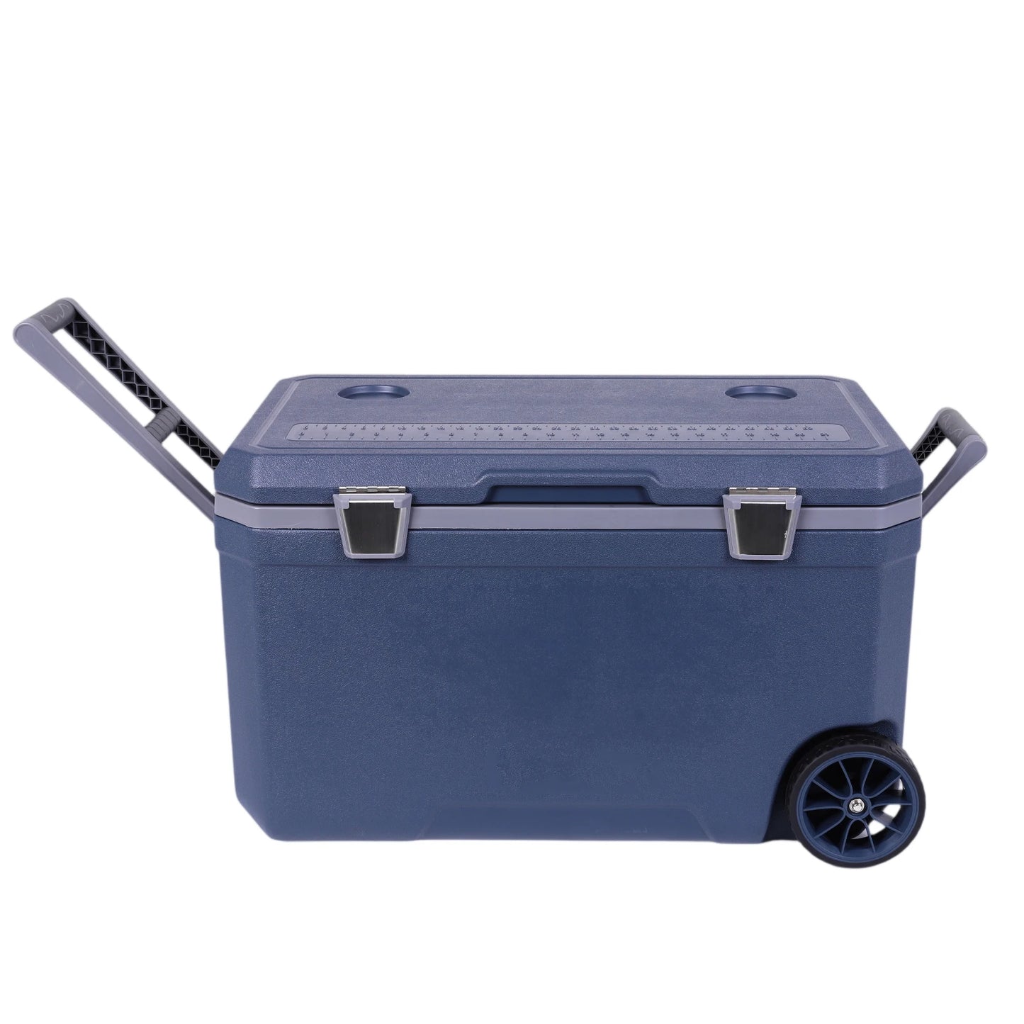 70L Wheeled Cooler 30 Percent Lighter Than Rotomolded Camping Cooler with Handle for Beach Drink Beverage Camping Picnic Fishing