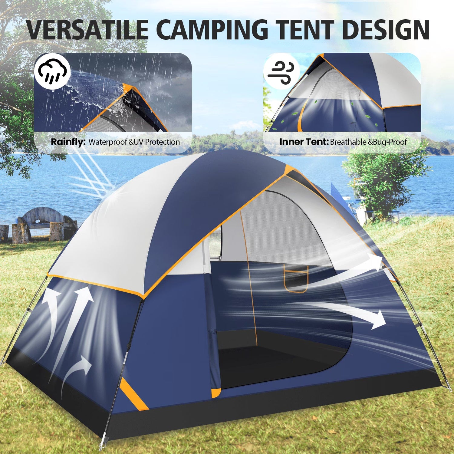 4 person Tents and More