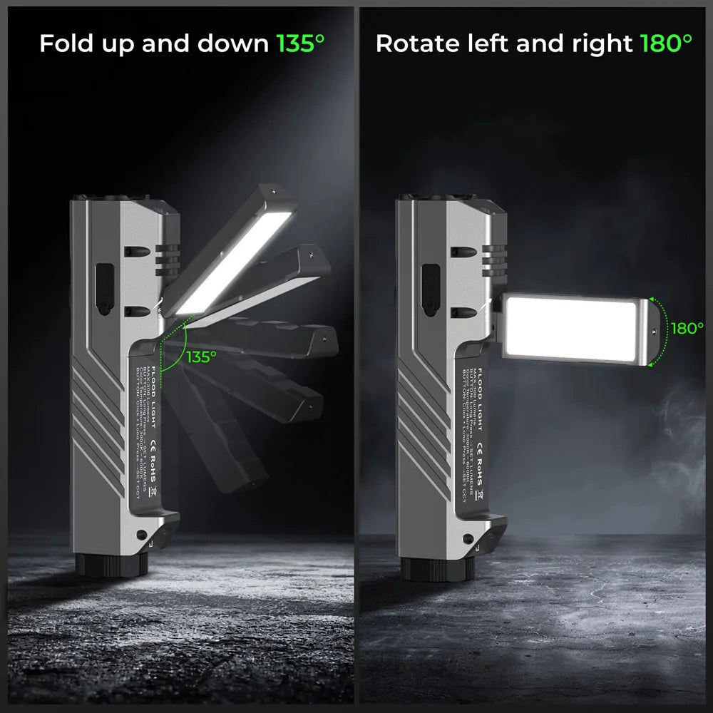 Wurkkos HD05 Multifunctional Flashlight 3100LM LED Hunting Hiking Searchlight with Rechargeable Battery 2026 NEW