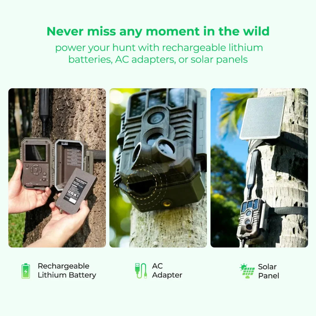 3-Year Unlimited Data Plan Included with GardePro Cellular Trail Camera, Outdoor Wireles Wildlife Cam, IP66 Waterproof, 4G LTE