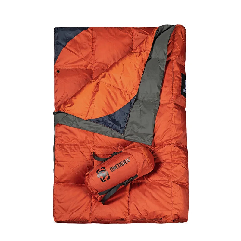 OneTigris Camping Blanket Foldable Travel Quilt For Outdoor Camping Hiking 3-season 1-person Fits 41°F-77°F(5°C-25°C)