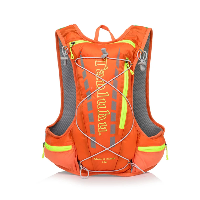 679 Breathable Outdoor Sports Hydration Backpack Pack Vest Bag For Marathon Running Cycling Hiking