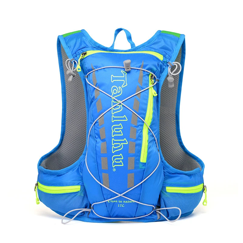 679 Breathable Outdoor Sports Hydration Backpack Pack Vest Bag For Marathon Running Cycling Hiking