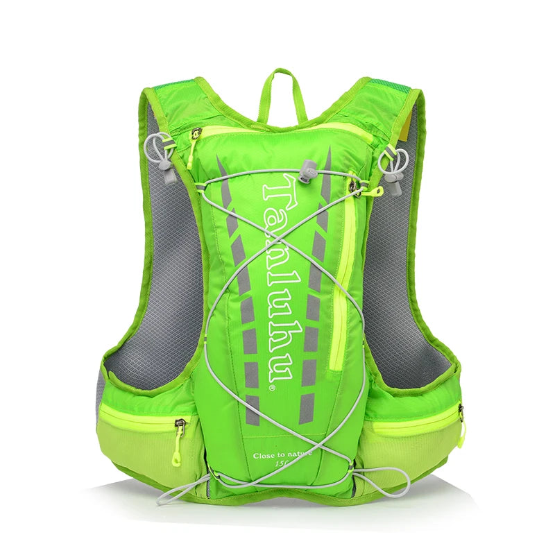 679 Breathable Outdoor Sports Hydration Backpack Pack Vest Bag For Marathon Running Cycling Hiking