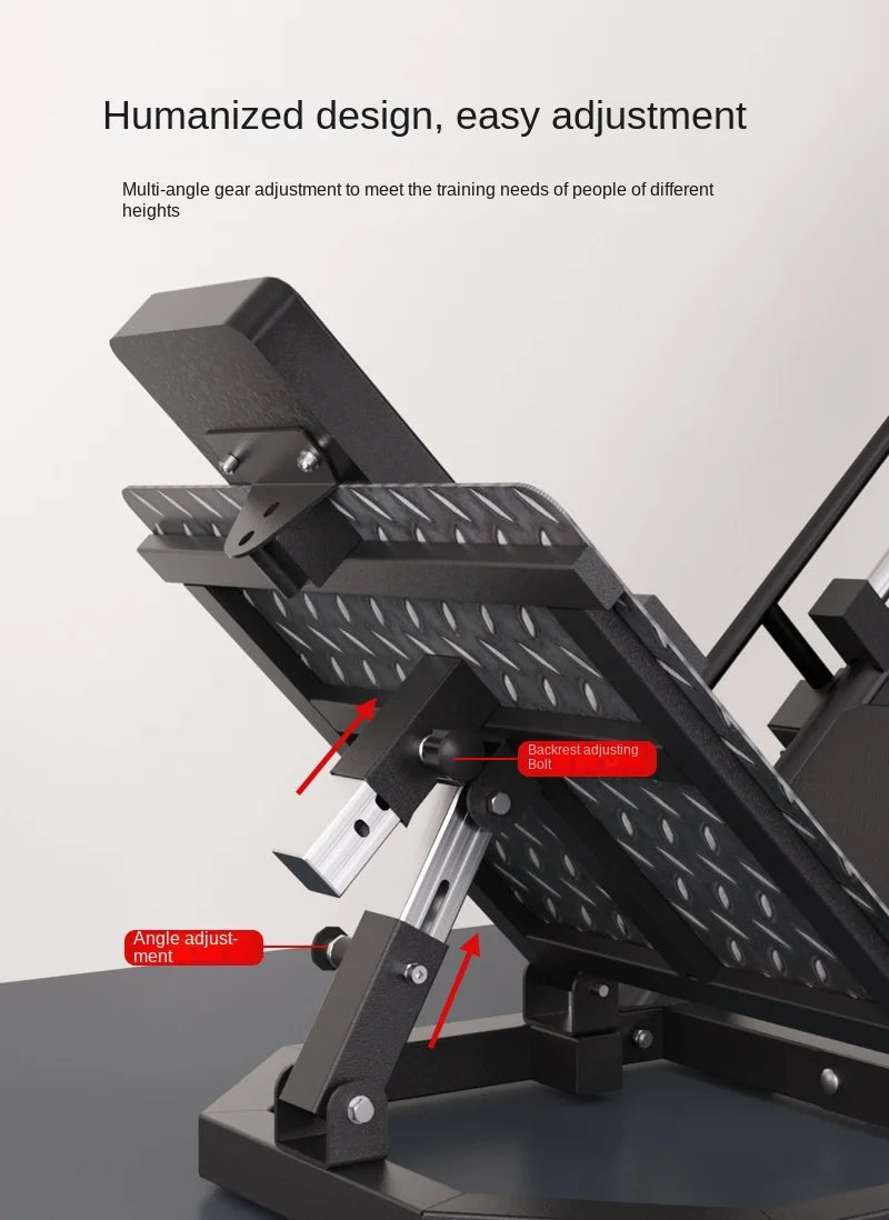Hacker Reverse Leg Press Dual-Function Trainer 45-Degree Incline Squat Machine Professional Leg Strength Fitness Equipment