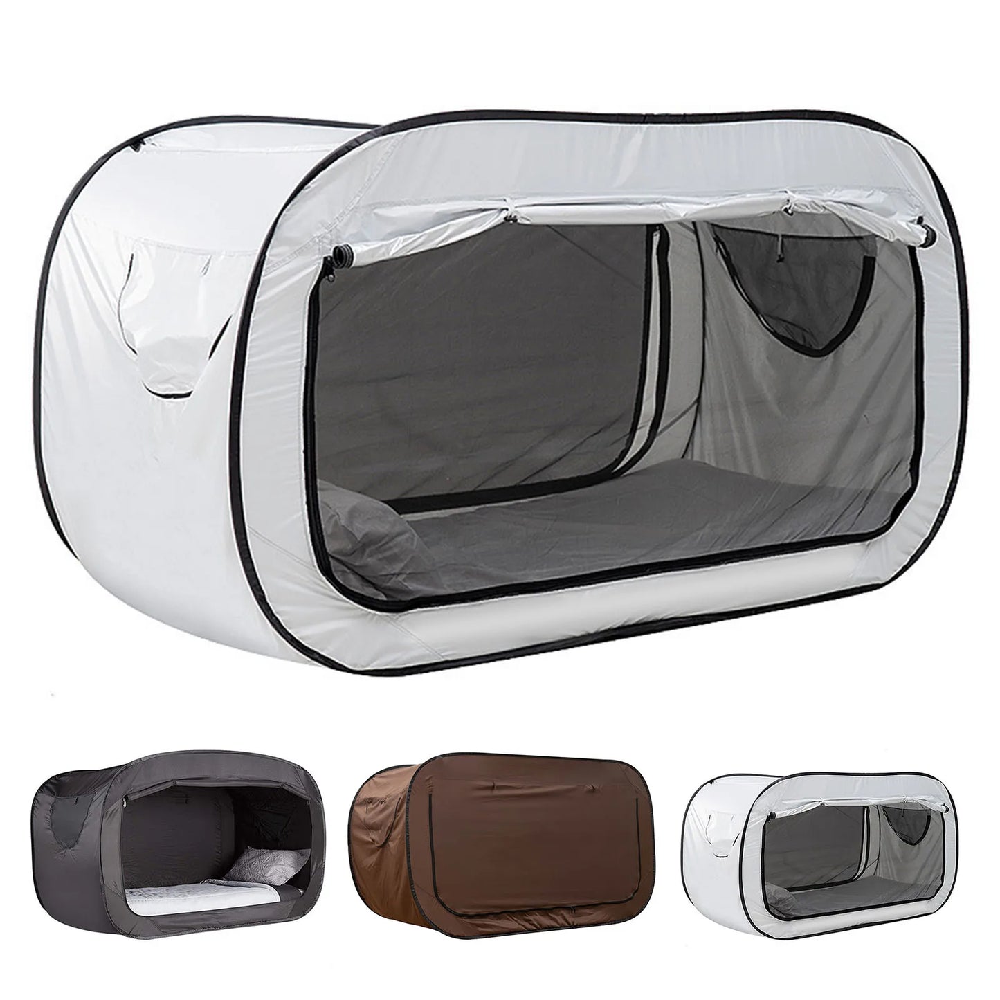 NEW Outdoor Folding Privacy  Bed Tent Camping Fully Enclosed Shading Bed Tent for Kids and Adult Privacy  Bed Tent