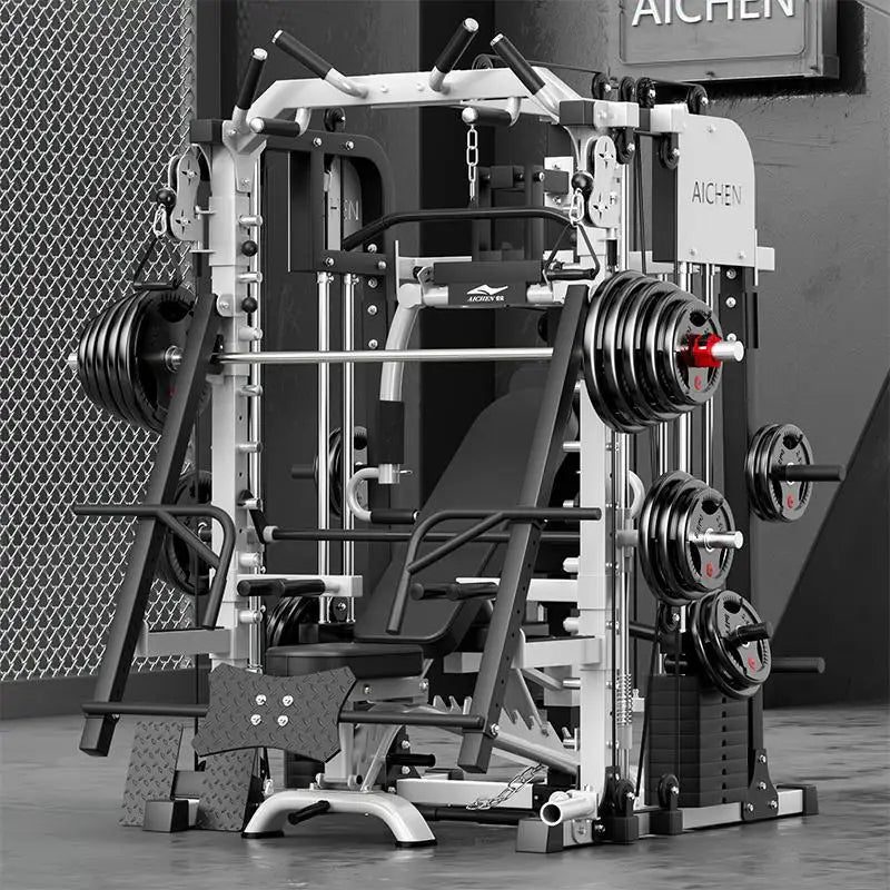 Indoor Gantry Fitness Home Equipment Smith Comprehensive Trainer Little Bird Chest Pushing Multifunctional All-in-One Machine