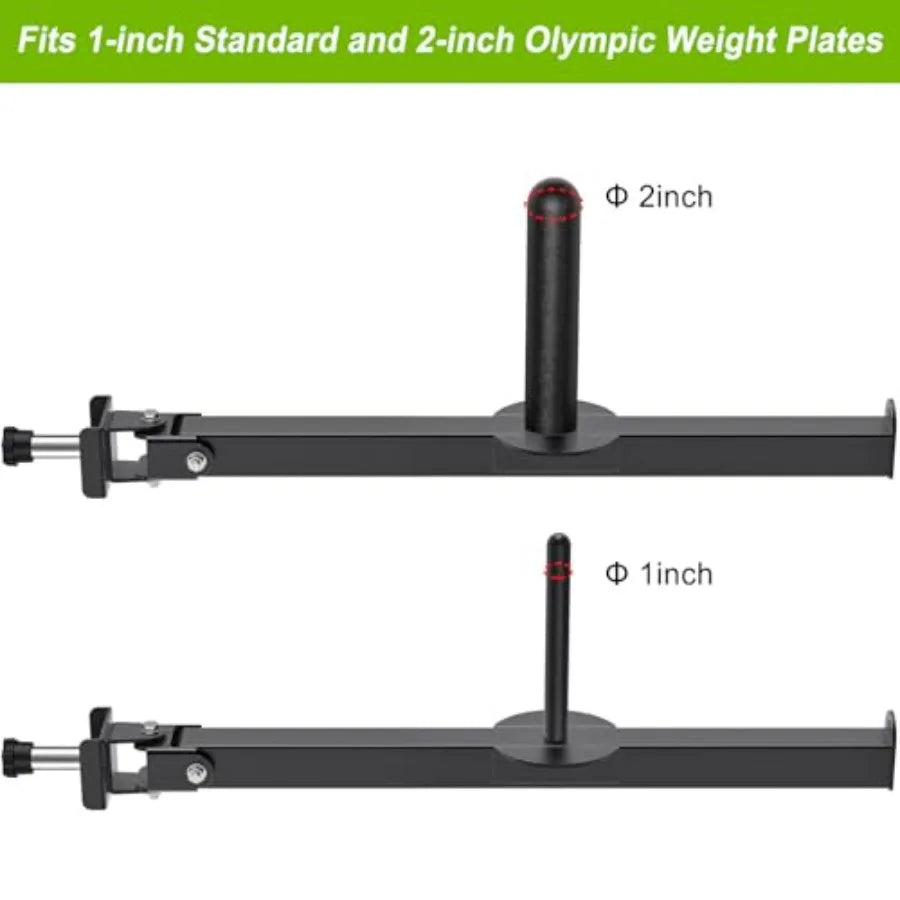 Power Cage Landmine Attachment T Bar Row for 2 x 2 or 3 x 3 Power Rack V Bar Row Landmine Handle Fits 1/2 Barbells Wei