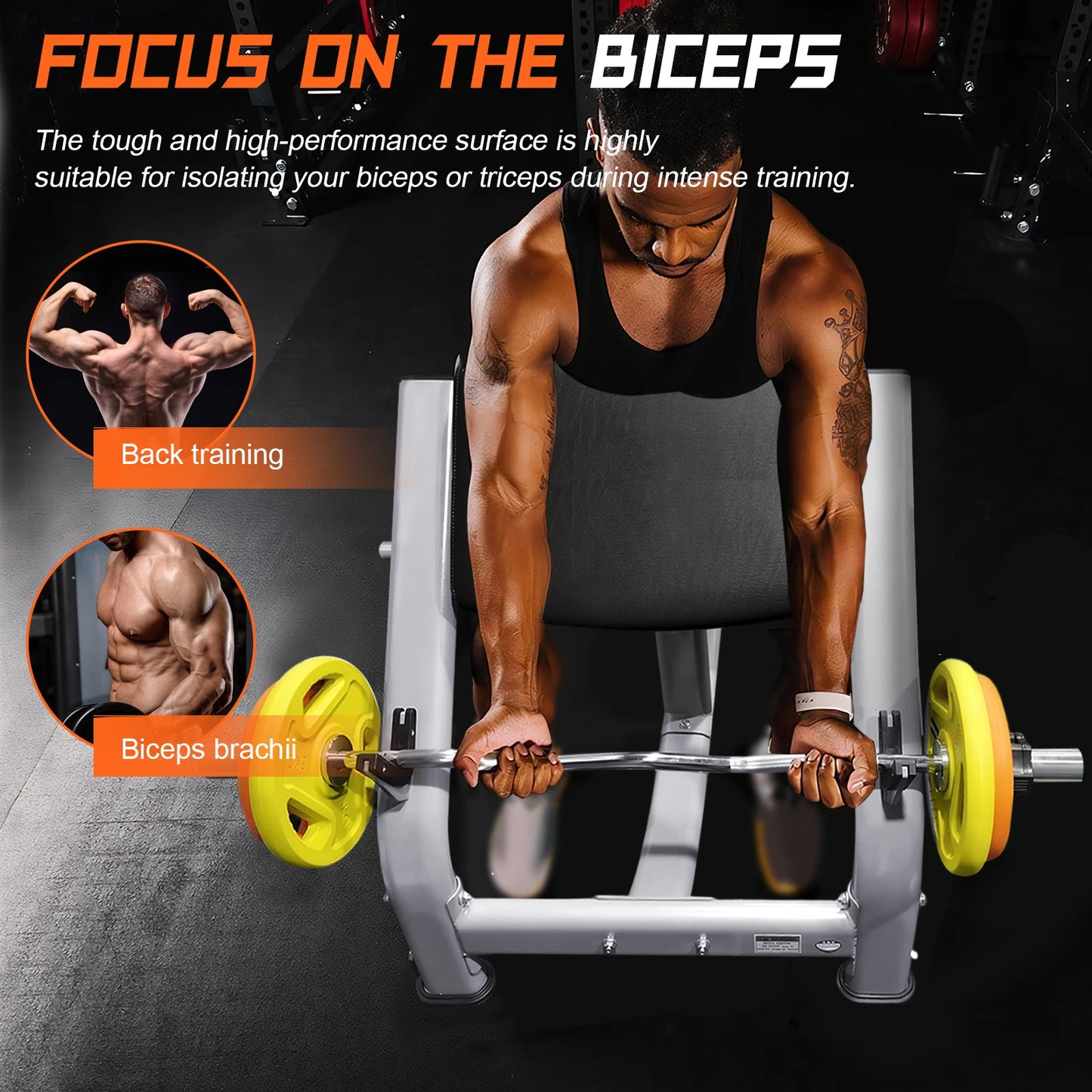 Commercial Gym Equipment Assistive Trainer Adjustable Bench Seat Seated Isolated Barbell Strength Training Fitness Equipments
