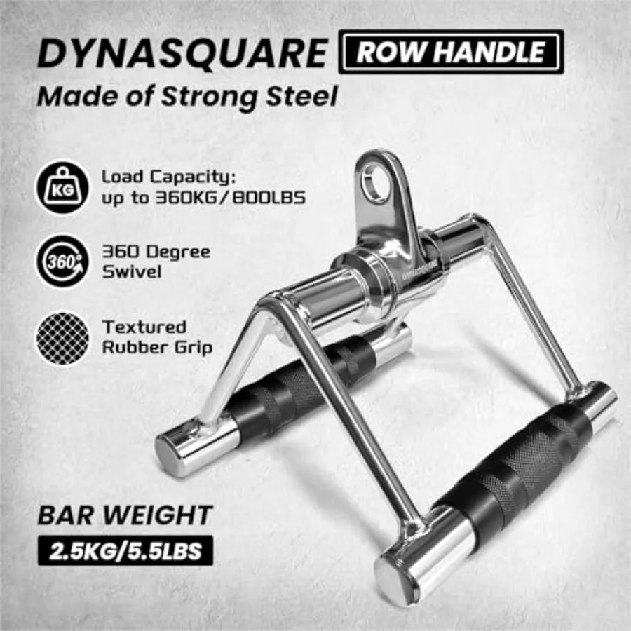 Tricep Press Down Cable Machine Attachment Body Building LAT Pulldown Attachments Home Gym Accessories Double D Handle V Bar Tr