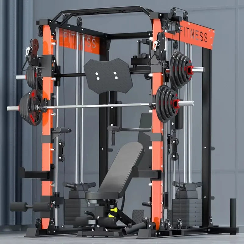 MIYAUP New Style Smith Machine Gym Equipment Multifunctional Commercial Squat 0 VAT Frame Trainer