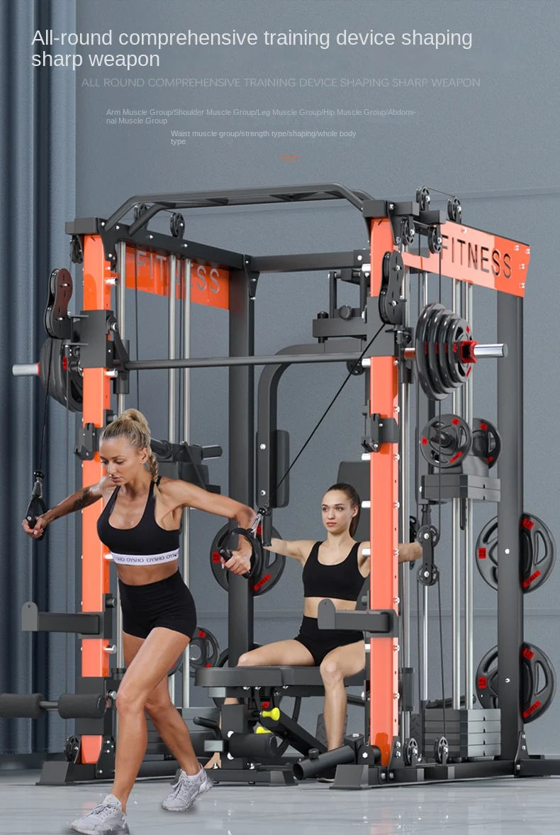 MIYAUP New Style Smith Machine Gym Equipment Multifunctional Commercial Squat 0 VAT Frame Trainer