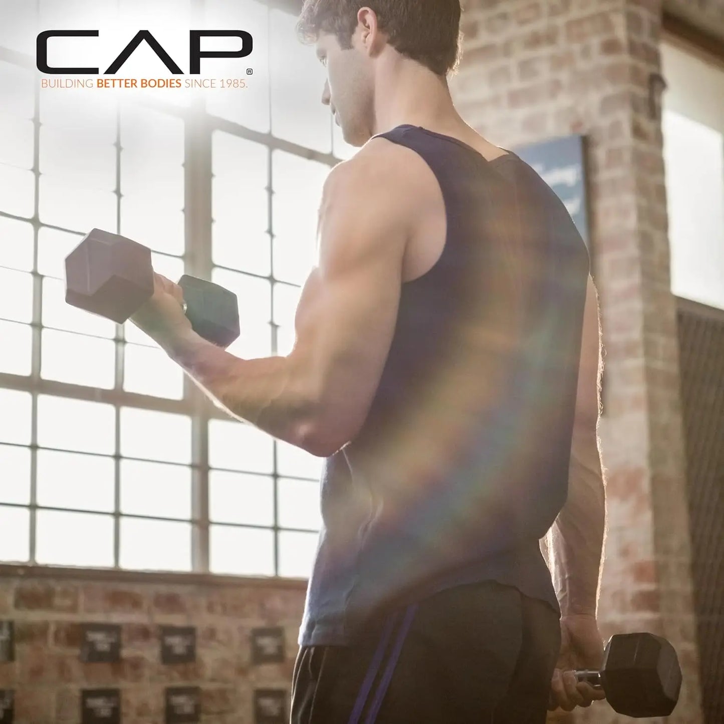 Home Gym Workout, Rubber Coated Dumbbell Set, Rubber, No Color Mentioned, Comes with Vertical Rack, Multiple Weight Options