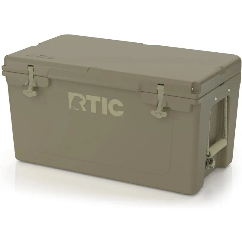RTIC 65 QT Ultra-Tough Cooler Hard Insulated Portable Ice Chest Box for Beach, Drink, Beverage, Camping, Picnic, Fishing, Boat