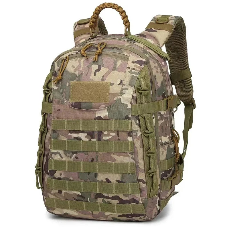 35L Outdoor Backpack Waterproof Camouflage Camping Hiking Backpack Large Wear-Resistant Sports Bag