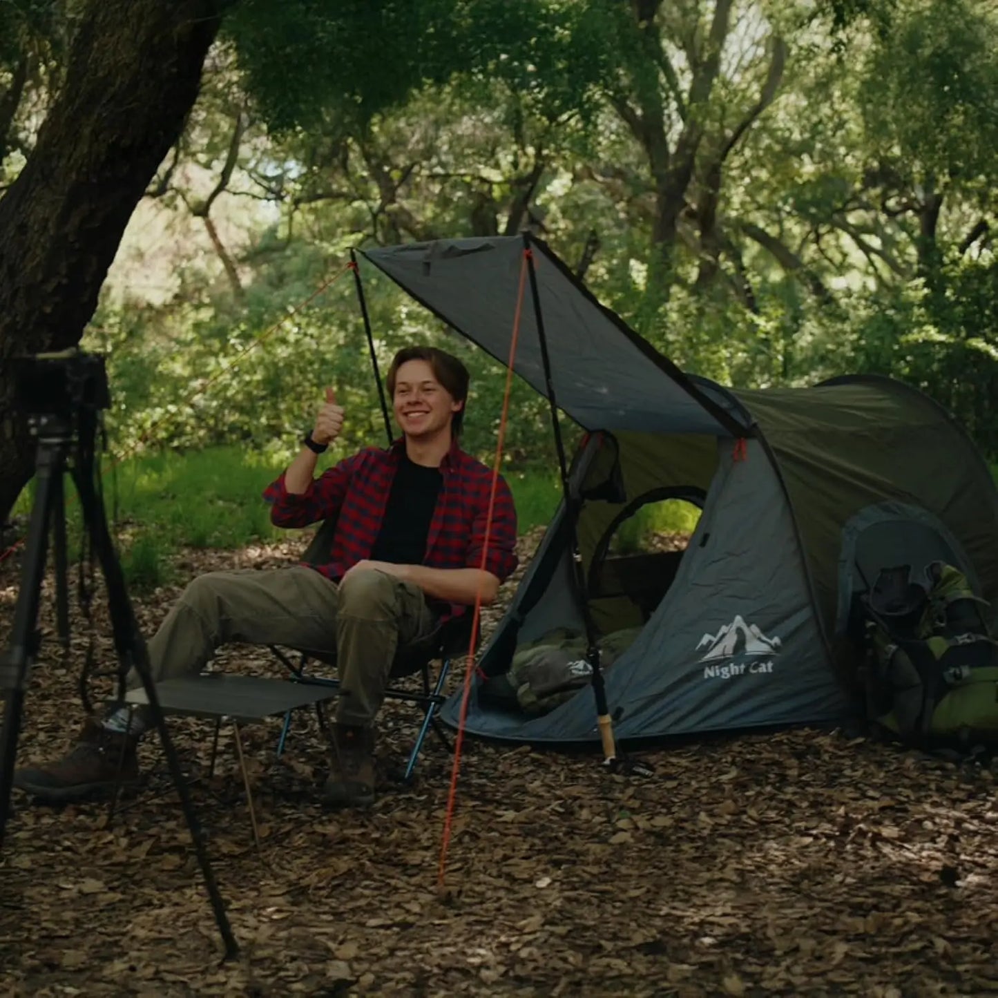 Instant Pop-Up Camping Tent: Waterproof, Easy Setup, 1-Person Outdoor Shelter