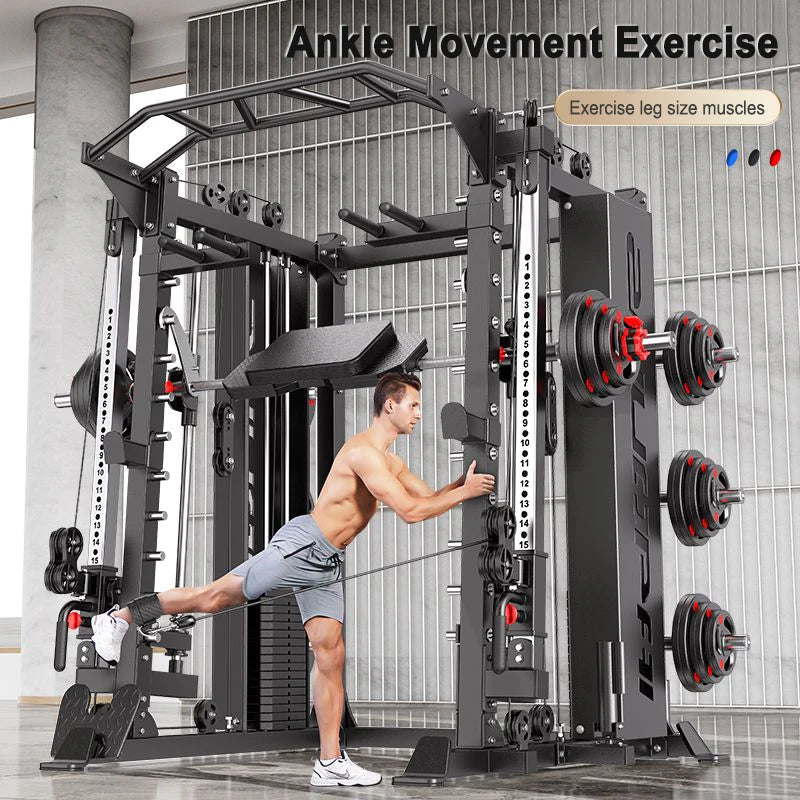 Fitness Home Multifunctional Gantry Frame LuxurySet Smith Machine Integrated Bench Stand Fitness Equipment Comprehensive Trainer