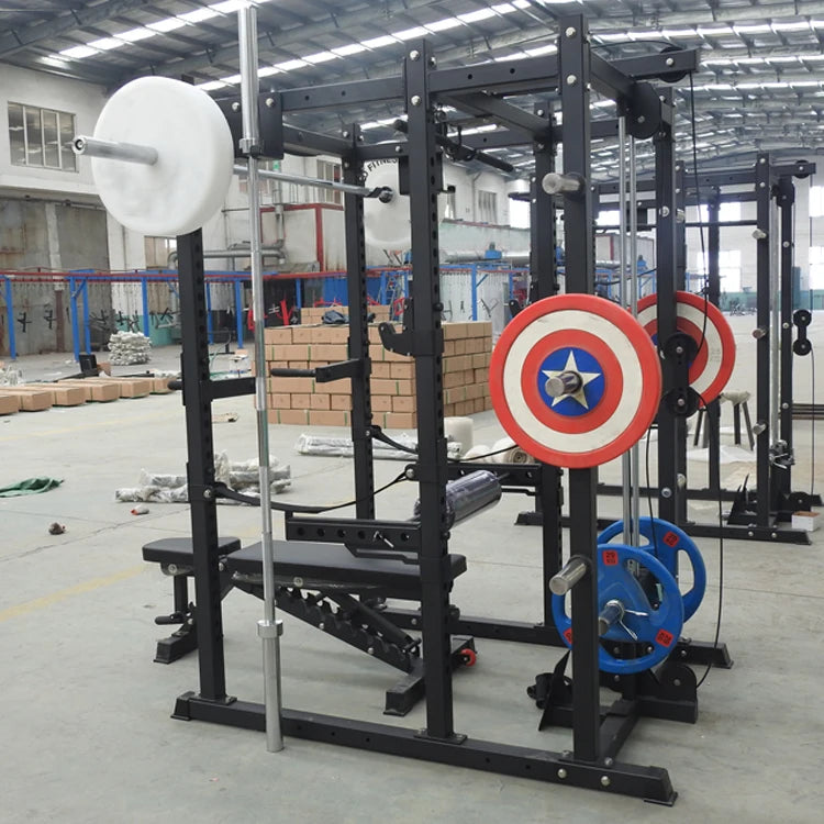 Home Gym Equipment Sport Fitness Smith Machine Power Rack Squat Cage