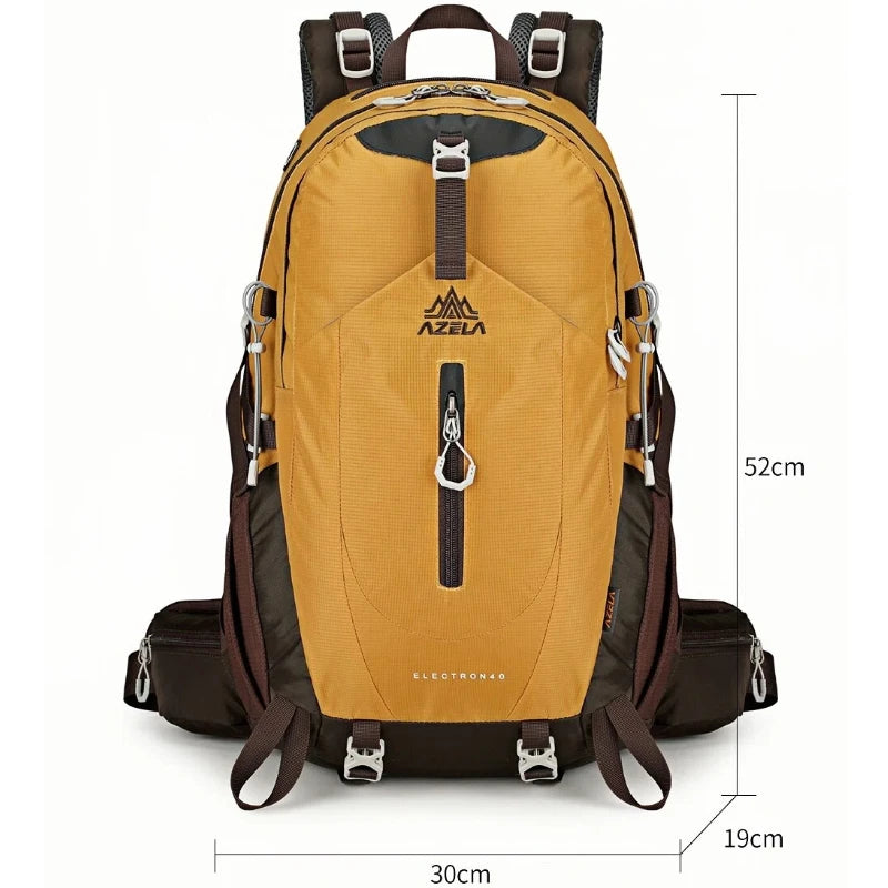 Large Waterproof Backpack 40L Bag Camping Hiking Walking Outdoor Travel Rucksack Durable Nylon