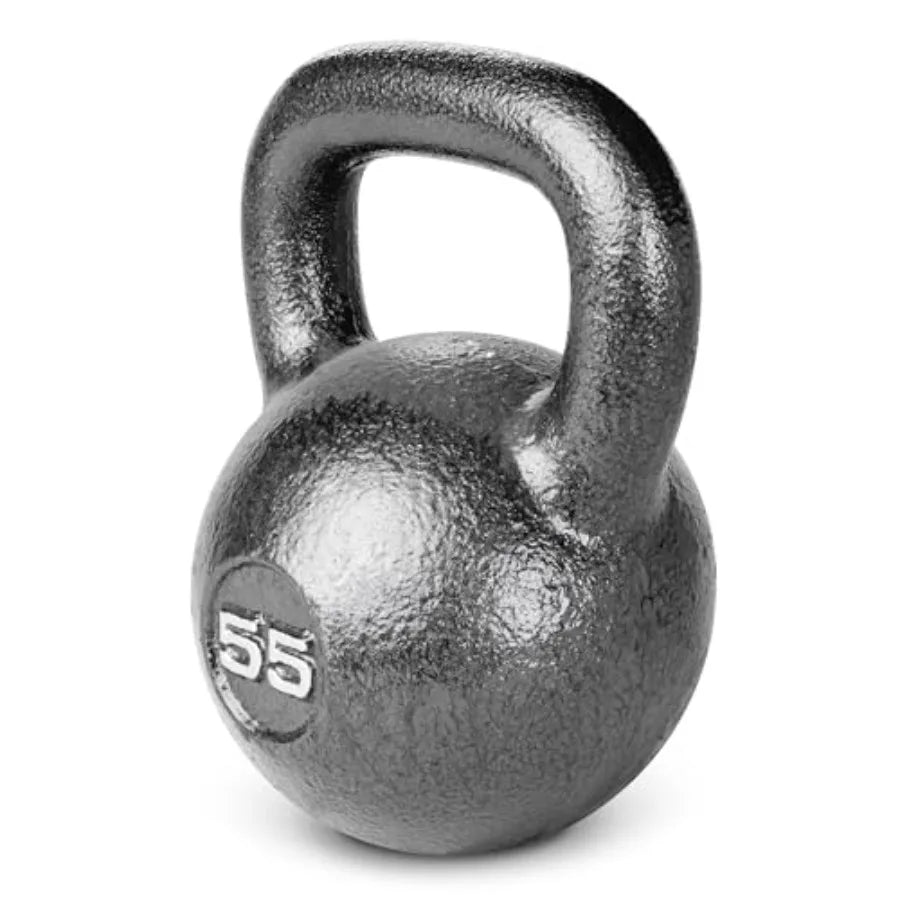 Marcy Hammertone Kettle Bells 10 to 55 lbs HKB Workout Weights Steel Black Durable Design for Strength Training Home Gym