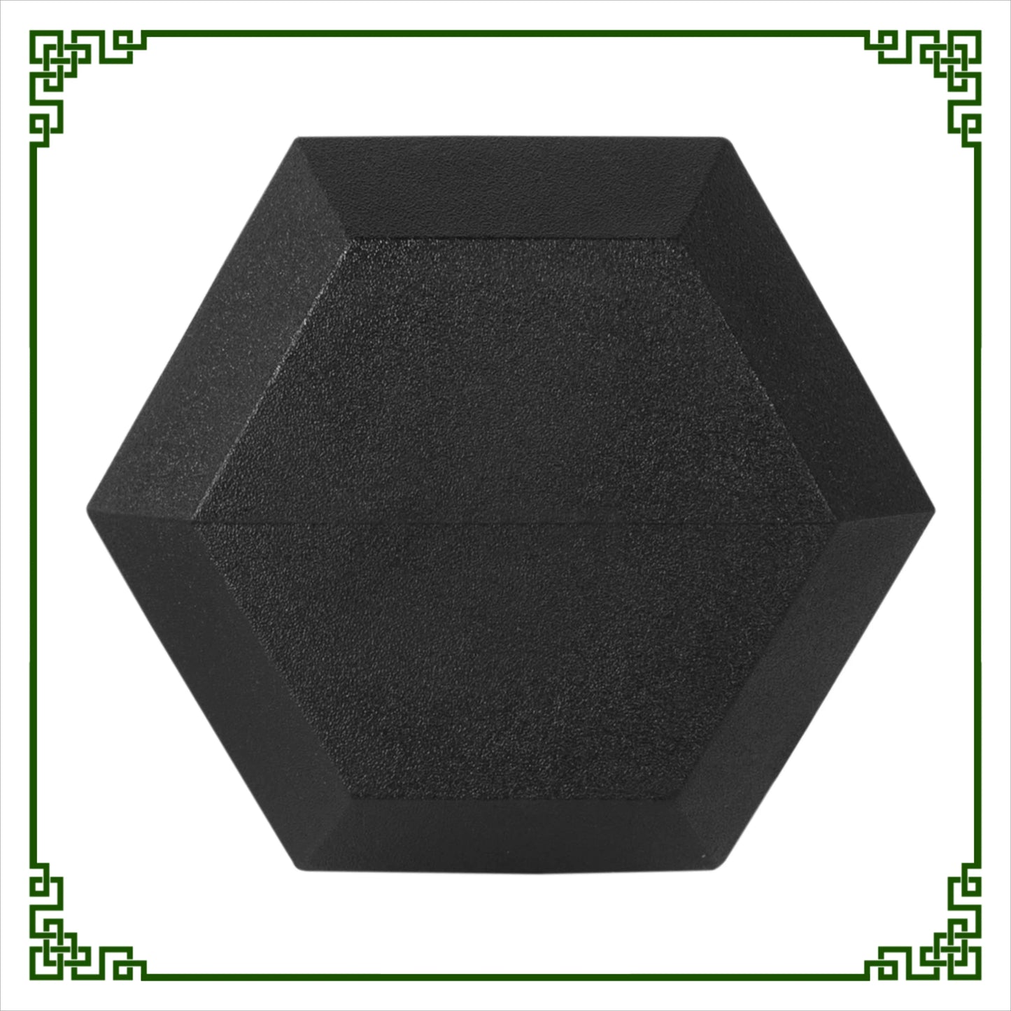 20lb Rubber Hex Dumbbell Pair, Non-Slip & Anti-Roll Design. Ideal for Home Gym, Full-Body Strength Training.