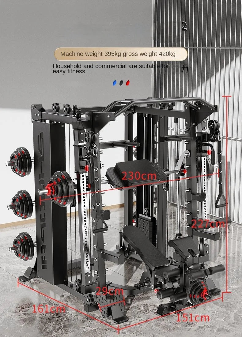 Fitness Home Multifunctional Gantry Frame LuxurySet Smith Machine Integrated Bench Stand Fitness Equipment Comprehensive Trainer