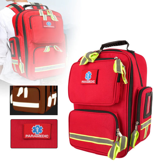 Outdoor backpacks medical bags emergency backpacks rescue camping survival bags  classified family first aid kits or waist bags