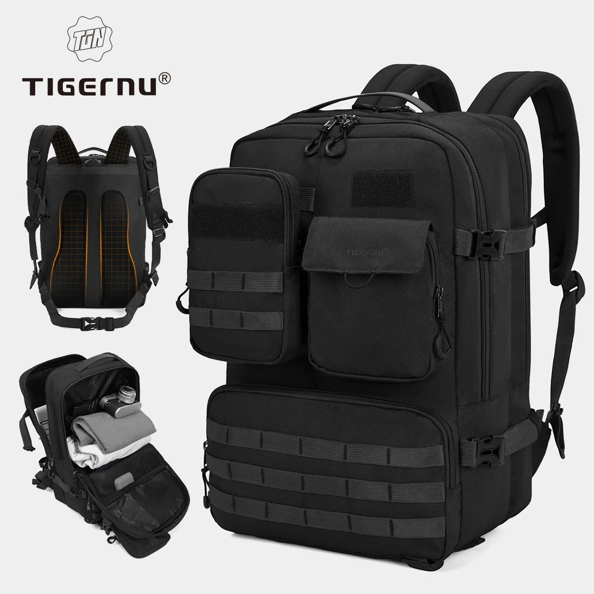 Tigernu Tactical Backpacks Men Hiking Travel Backpack Outdoor Survival Rucksacks Travel Climbing Knapsacks Sport Backpacks Men