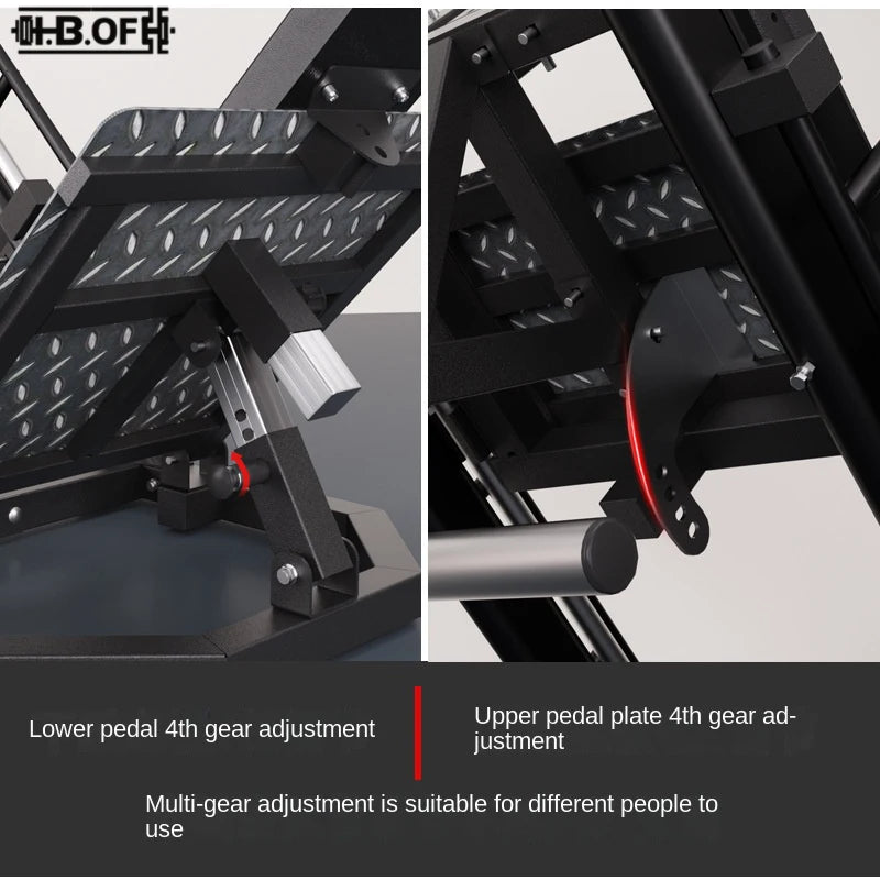 Hacker Reverse Leg Press Dual-Function Trainer 45-Degree Incline Squat Machine Professional Leg Strength Fitness Equipment
