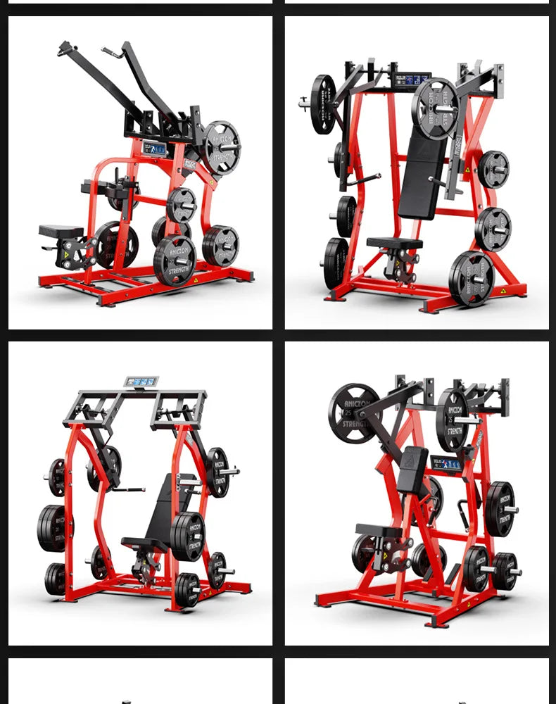 Hummer Fitness Equipment, Movable Supine, Chest Pushing, Shoulder Lifting, Rowing, Back Pulling, Hip Lifting,Leg Kicking Machine