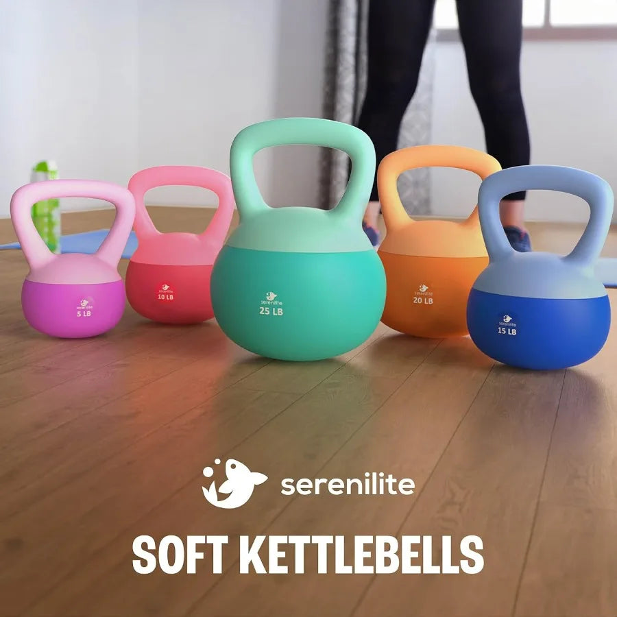 Soft Kettlebells, Kettlebell Sets, Kettle Bell Sets for Women & Men, Safe Strength Training Kettlebells, Kettlebell Weights for