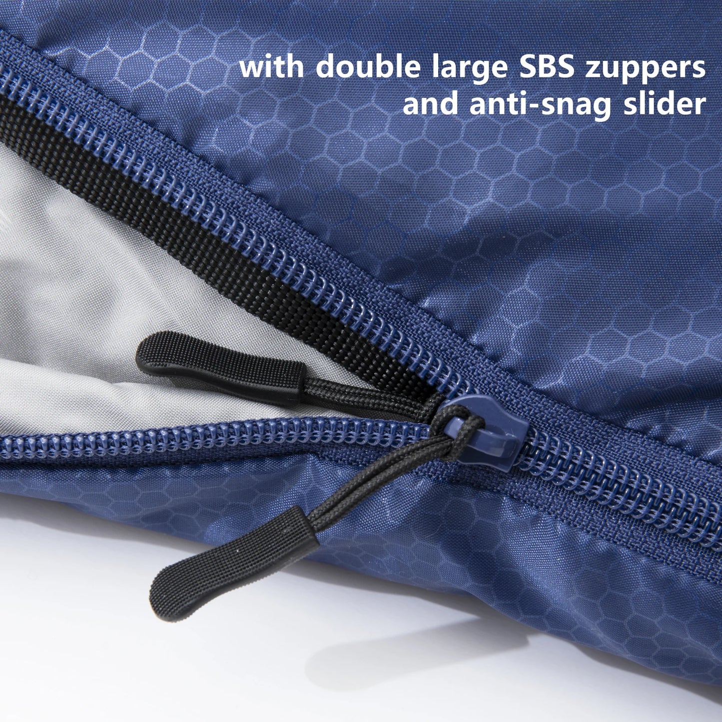 BISINNA XXL Camping Winter Sleeping Bag Lightweight Waterproof Loose Widen Bag Long Size for Adult Rest Outdoor Hiking Travel
