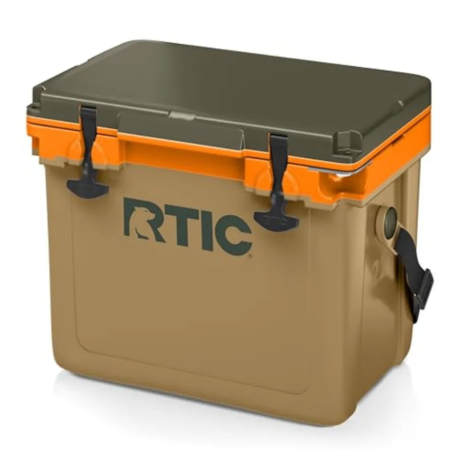 Ultra-Light 22 Quart Hard Cooler Insulated Portable Ice Chest Box for Drink Beverage Beach Camping Picnic Fishing Boat Barbecue
