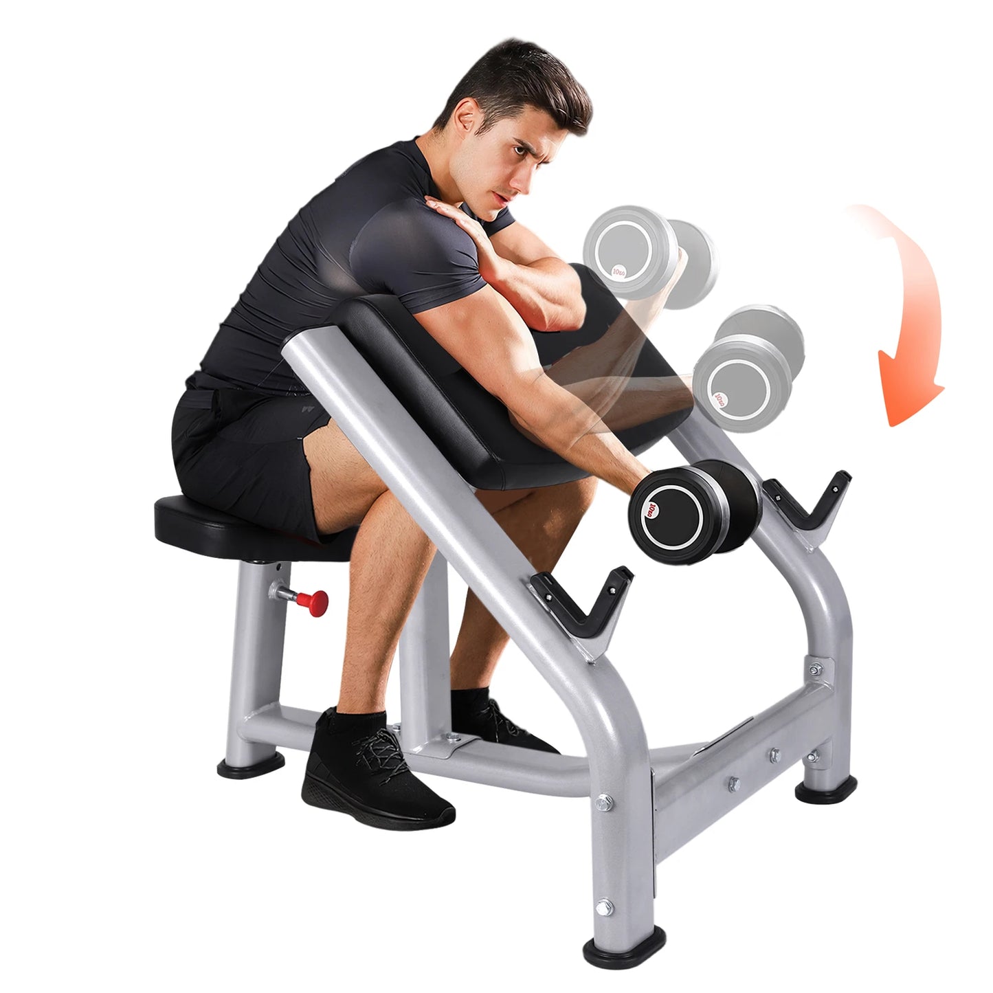 Commercial Gym Equipment Assistive Trainer Adjustable Bench Seat Seated Isolated Barbell Strength Training Fitness Equipments