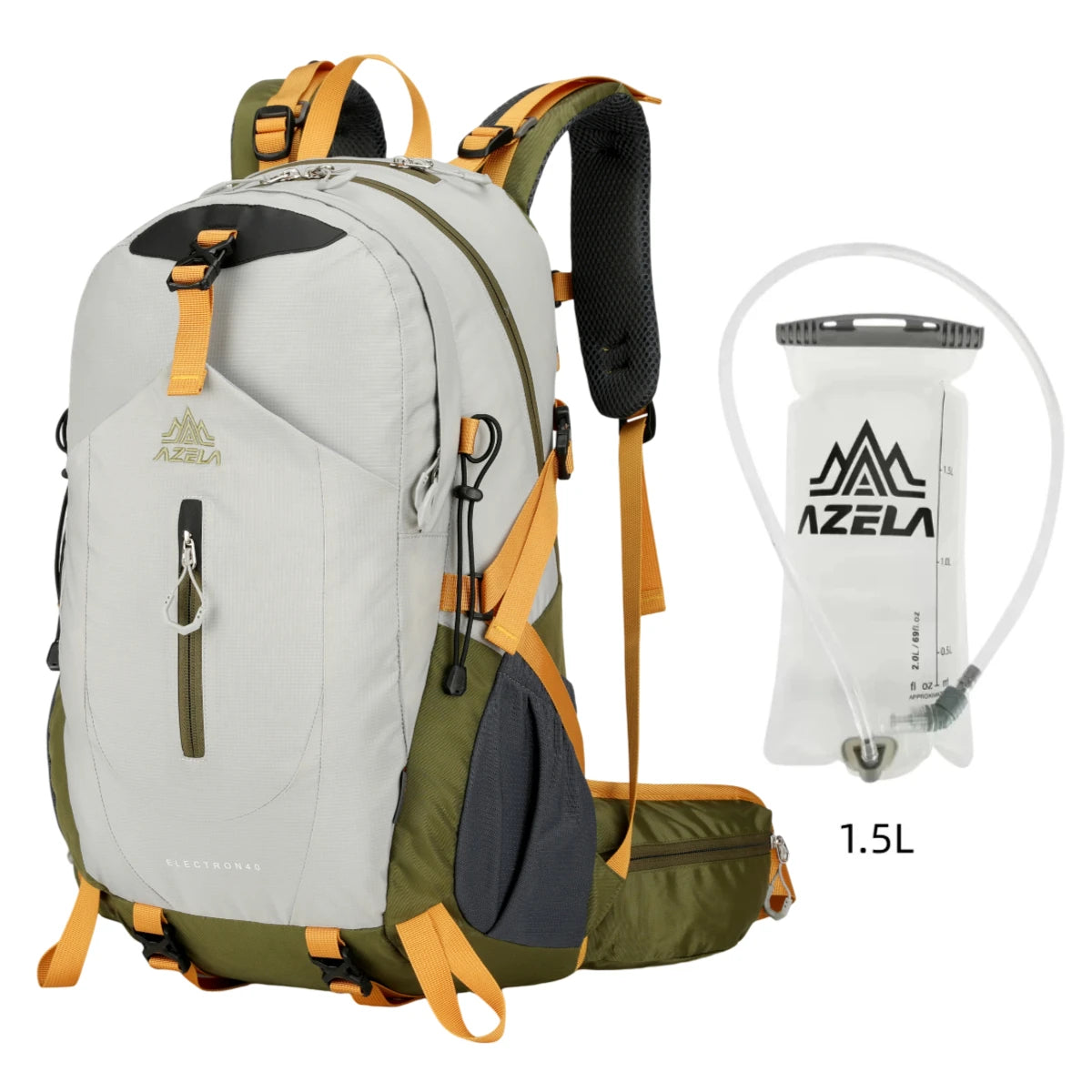 Large Waterproof Backpack 40L Bag Camping Hiking Walking Outdoor Travel Rucksack Durable Nylon