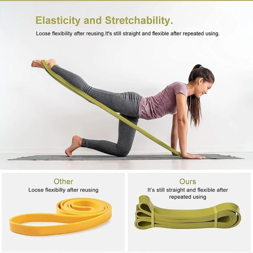 Resistance Bands Set for Workout Pull Up Assistance Heavy Long Stretch Exercise Bands Home Gym Fitness
