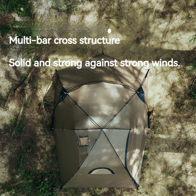 Naturehike Camping Tent 1-2 Person 4 Season CampTent Ultralight Windproof Rainproof 15D Nylon Outdoor Hiking Tent With Chimney