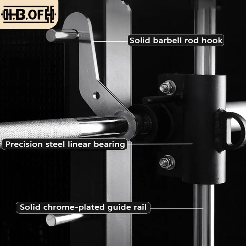 Commercial Gantry Smith Machine Comprehensive Training Equipment Household Multifunctional Squat Frame Combination