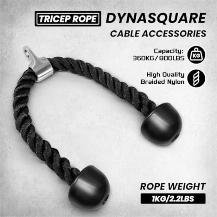 Tricep Press Down Cable Machine Attachment Body Building LAT Pulldown Attachments Home Gym Accessories Double D Handle V Bar Tr