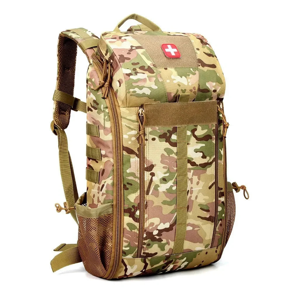 Tactical Medical First Aid Kits Large Capacity Camping Mountaineering Backpack Outdoor Emergency Bag Multi-function Storage Bag