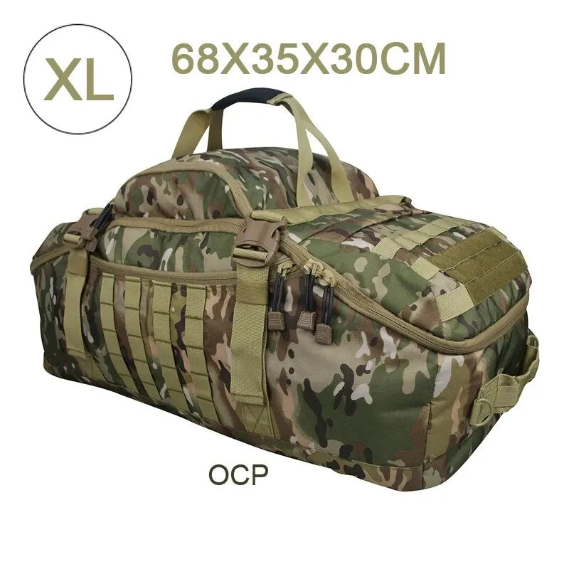 LQARMY 45L 80L Camping Backpacks Men Tactical Backpack Molle Hiking Travel Climbing Rucksack Sports Gym Duffel Bag