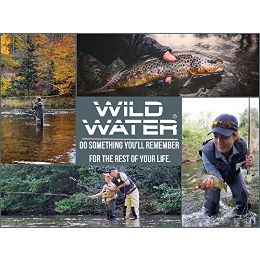 Fly Fishing 9 Foot 4-Piece 9/10 Weight Fly Rod Complete Combo Starter Package with Matching Reel in Black and Olive Green for P