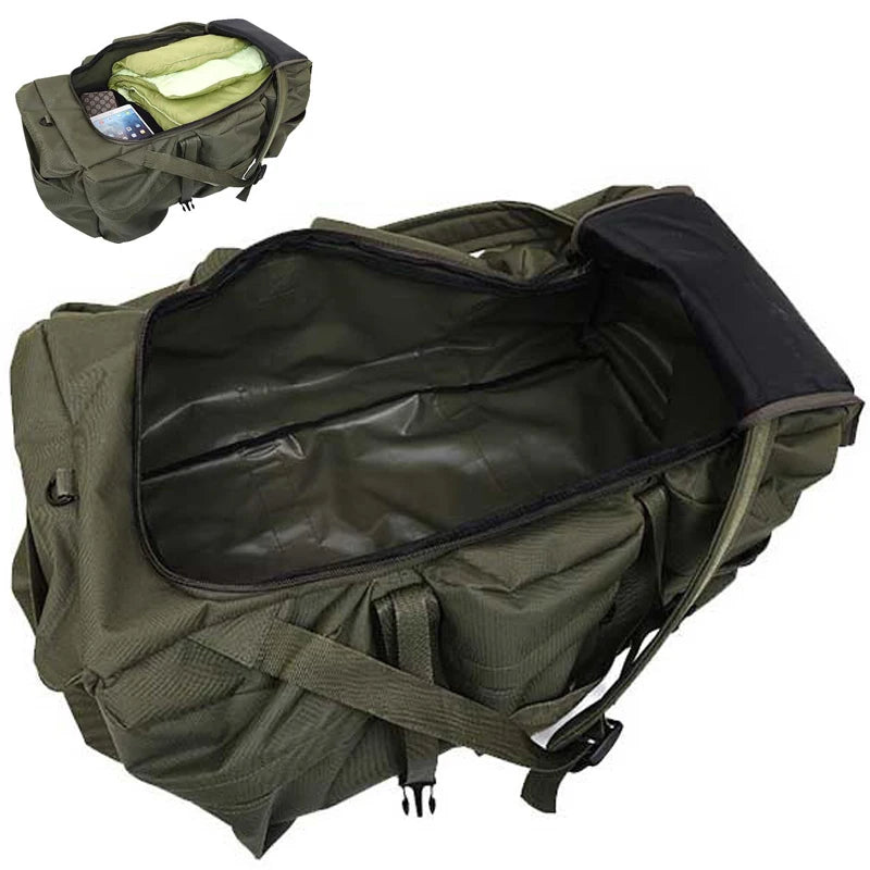 100L Camping Bag Travel Backpack Large Luggage for Men Outdoor Shoulder Hiking Trekking Tourist Tactical Carry-on Duffel Weekend