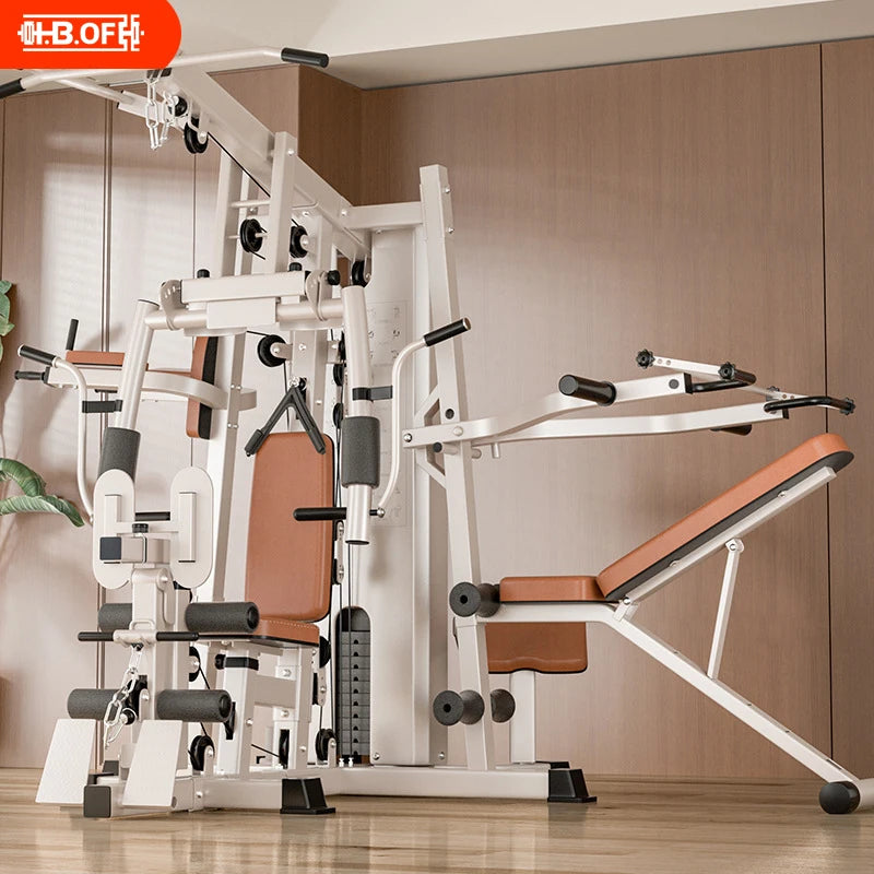 Three Person Station Multifunctional Comprehensive Fitness Equipment Topic Combination Set Indoor Large Sports Butterfly Machine