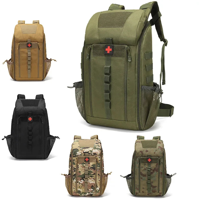 Tactical Medical First Aid Kits Large Capacity Camping Mountaineering Backpack Outdoor Emergency Bag Multi-function Storage Bag
