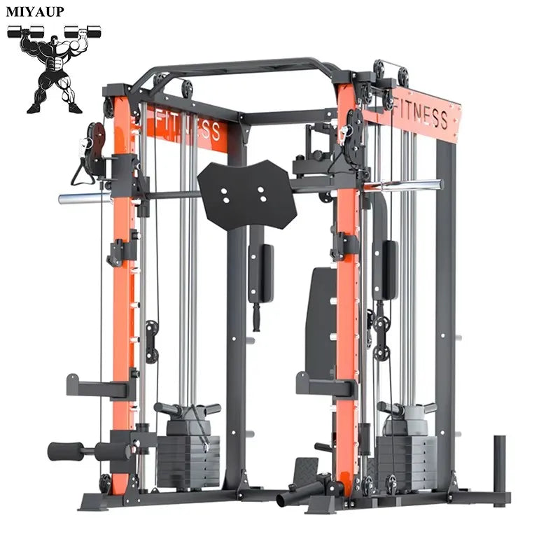 MIYAUP New Style Smith Machine Gym Equipment Multifunctional Commercial Squat 0 VAT Frame Trainer